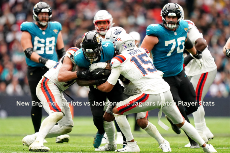 New England Patriots vs Jacksonville Jaguars Match Player Stats